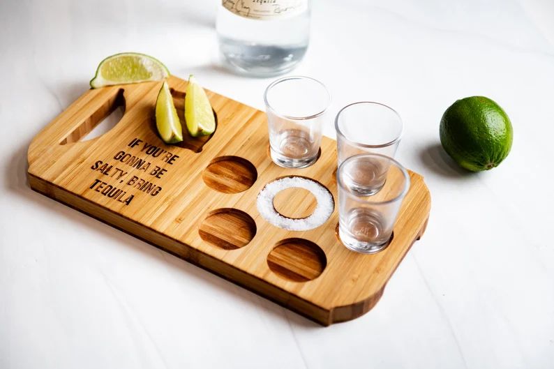 Personalized Wooden Shots Board