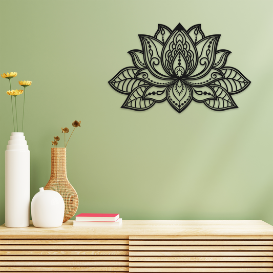 Lotus Mandala Wall Art